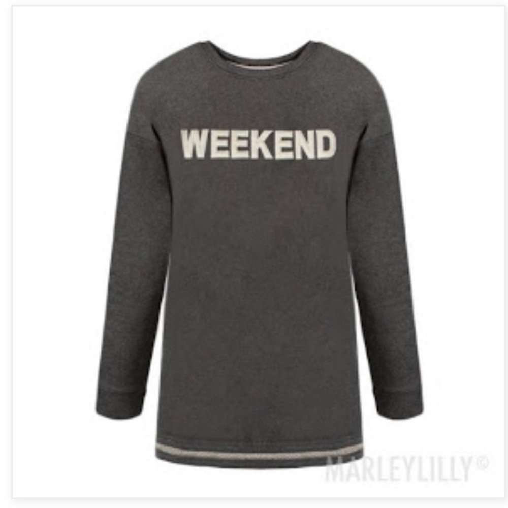 Marley Lilly WEEKEND Sweatshirt Size XL